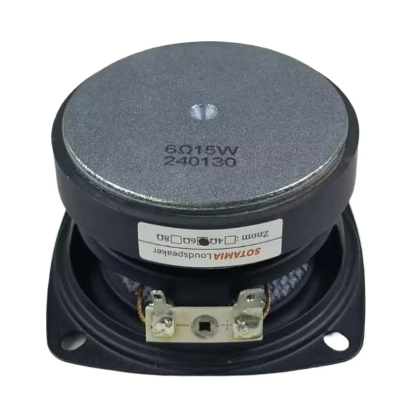 SOTAMIA 1Pcs 3 Inch Audio Power Speaker 6 Ohm 15W Glass Fiber Bass Hifi Music Waterproof Loudspeaker DIY Bluetooth Speaker
