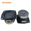 SOTAMIA 2Pcs 3 Inch Subwoofer 4 Ohm 20W Black Fiber Glass Audio Hifi Home Music Sound Speaker DIY Home Theater Power Loudspeaker