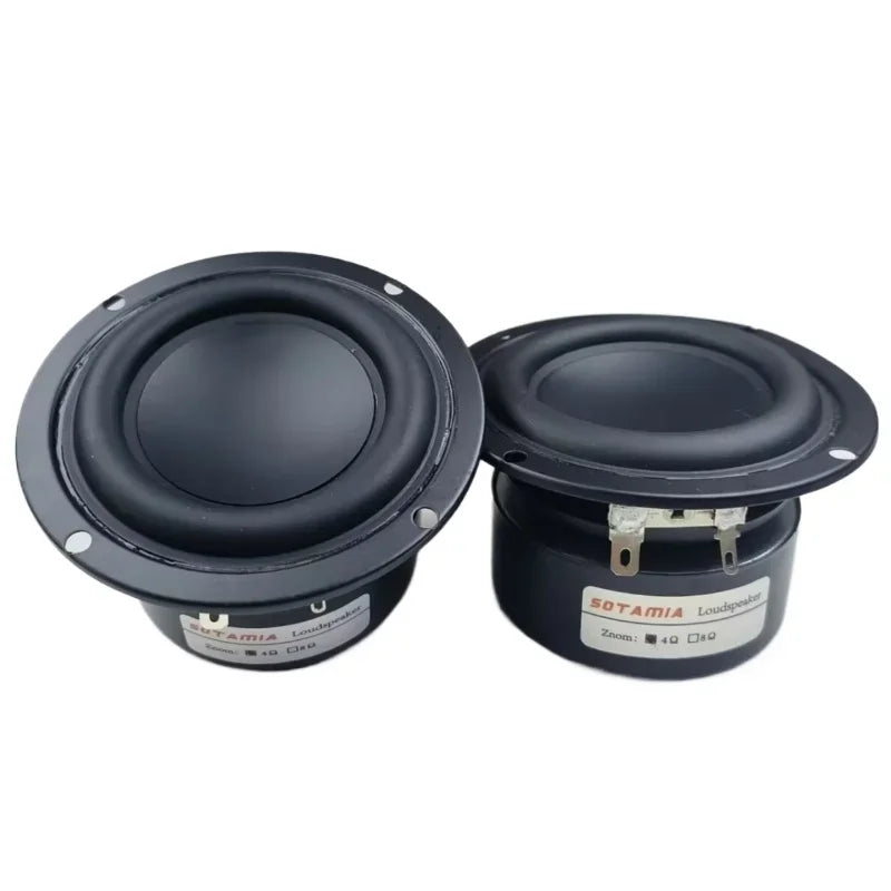 SOTAMIA 2Pcs 3 Inch Full Range 4 Ohm 20W Waterproof Bluetooth Speaker Audio DIY Home Theater Bookshelf Music Loudspeaker