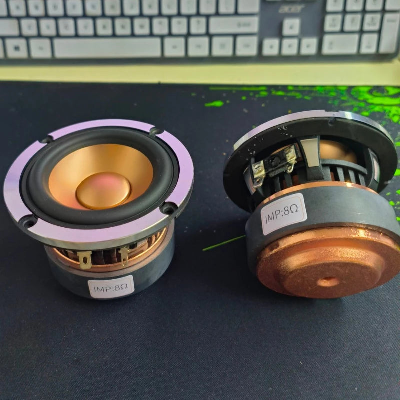 SOTAMIA 2Pcs 3 Inch Full Range Speaker 4 8 Ohm 30-60W Aluminum Basin HIFI Music Audio DIY Home Theater Bluetooth Speaker Driver