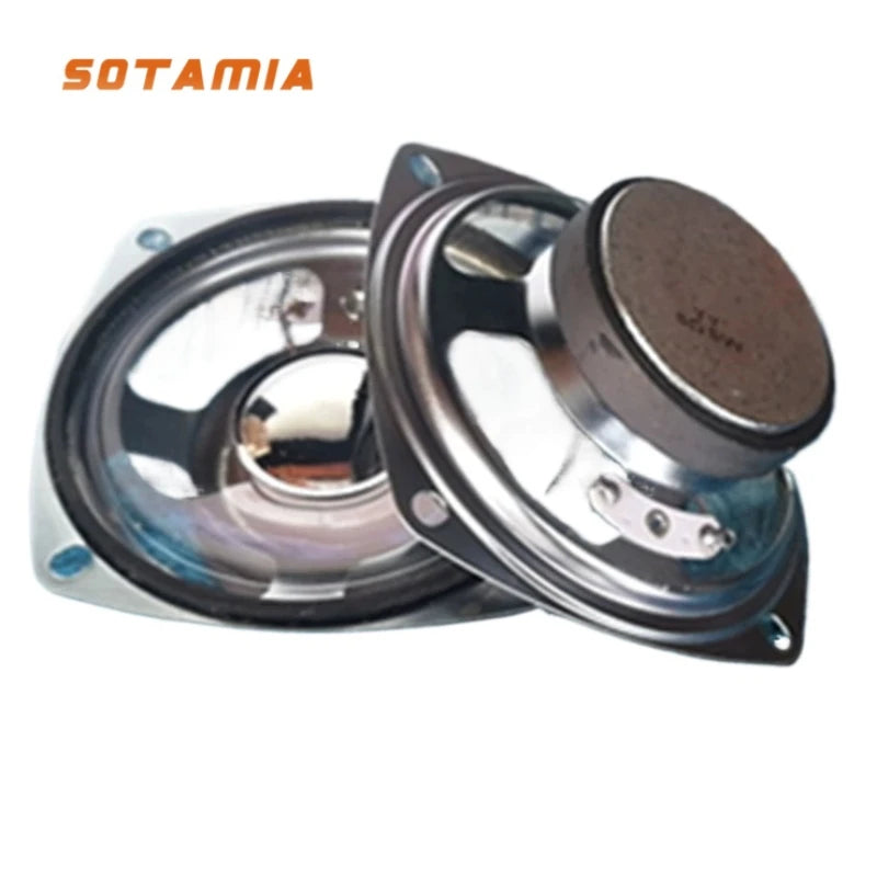 SOTAMIA 2Pcs 3 Inch Transparent Speaker 8 Ohm 5W 45 Magnetic HIFI Waterproof Speaker 8R 5W Sound Music Power Loudspeaker