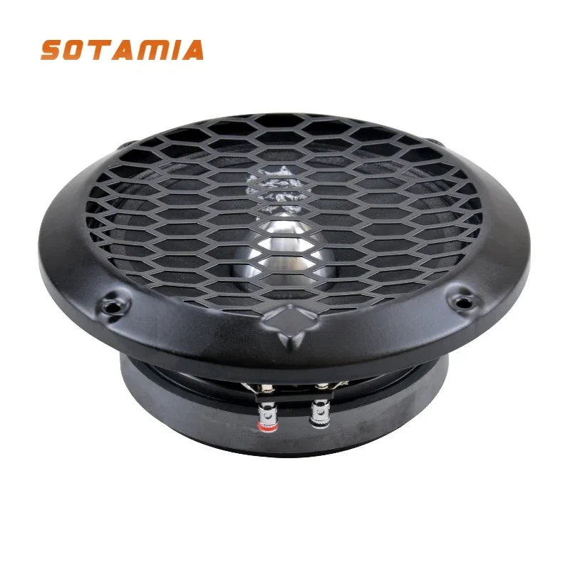 SOTAMIA 1Pcs 6.5 Inch Midrange Speaker 4 Ohm 300W Altavoz Aluminium Bullet Cloth Edge Speaker Home Theater HIFI Loudspeaker