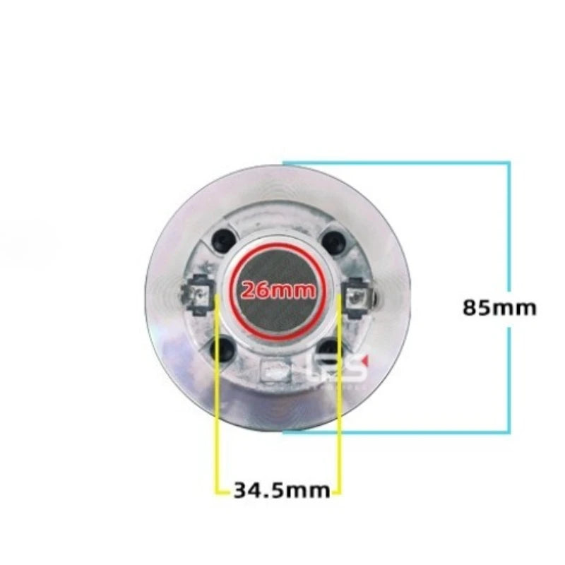 SOTAMIA 1PCS 25 Core Ultra Tweeter Screw Driver 8 Ohm 80 Watt Speaker Speaker Unit Home Theater Sound System