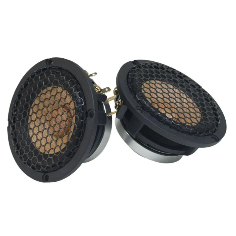 SOTAMIA 2Pcs 3.5 Inch Midrange Power Aduio Speaker 4 Ohm 30W Hifi Music Mid Frequency Three Way Audio Modification and Upgrade