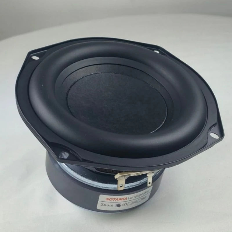 SOTAMIA 1Pcs 5.25 Inch Subwoofer Audio HIFI Speaker 2 Ohm 4 Ohm 80W Long Stroke Super Bass for JBL Harman Bluetooth Speaker