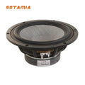 SOTAMIA 1Pcs 8 Inch Mid Woofer 8 Ohm 200W Carbon Fiber Glass Fiber Braided Sound Basin HIFI Speaker Home Theater Music System