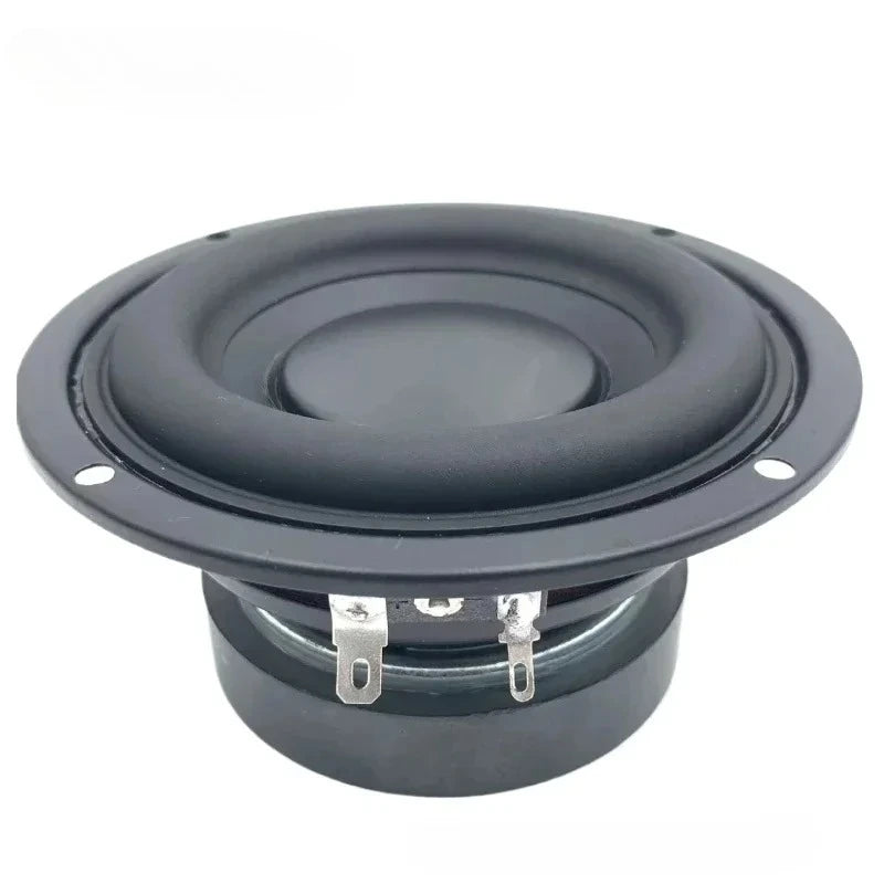 SOTAMIA 2Pcs 4.5 Inch Bass Speaker 4 Ohm 25W Audio Speaker Woofer Low Frequency Sound Music Hifi Loudspeaker DIY Steel Cannon