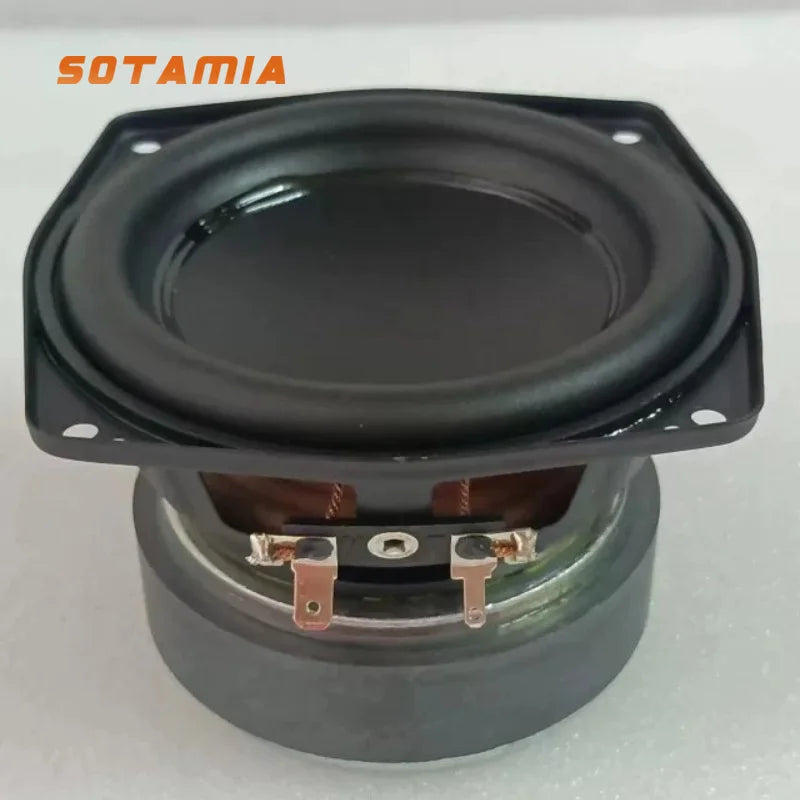 SOTAMIA 1Pcs 4 Inch Subwoofer Audio Speaker 4 Ohm 50W Super Bass Speaker Altavoz HIFI Speaker Bookshelf for JBL Xtreme 2