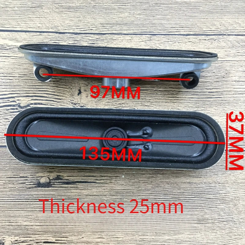 SOTAMIA 2Pcs 135mm*37mm Full Range Speaker 8 Ohm 10W LE32D21 LCD TV Speaker 32 Inch for 413 Changhong TCL Konka Hisense Panda