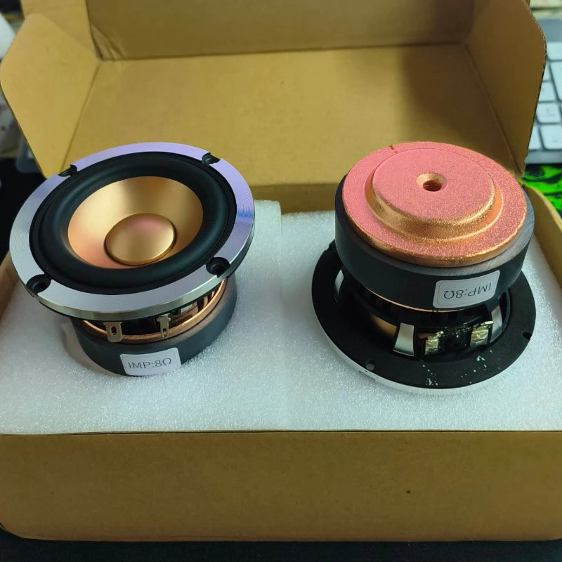 SOTAMIA 2Pcs 3 Inch Full Range Speaker 4 8 Ohm 30-60W Aluminum Basin HIFI Music Audio DIY Home Theater Bluetooth Speaker Driver