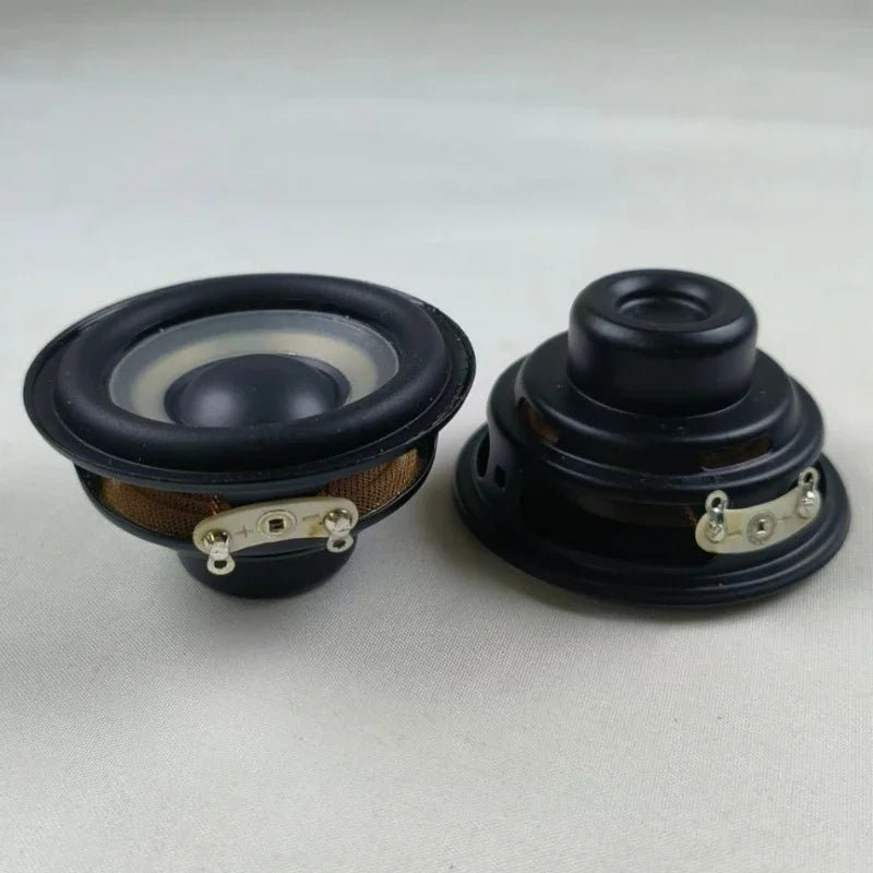 SOTAMIA 2Pcs 2 Inch Full Range Speaker 52mm 4 Ohm 8W Audio Waterproof HIFI Speaker White Basin Altavoz for Bluetooth Speaker