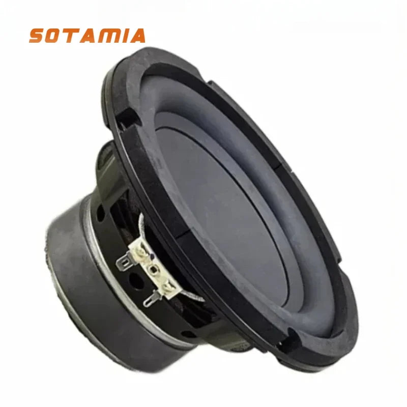 SOTAMIA 1Pcs 6.5 Inch Subwoofer Speaker 4 Ohm 100W Low Frequency Audio Speaker Super Bass Long Stroke Home Theater Loudspeaker