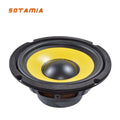 SOTAMIA 1PCS 6.5 Inch High Power Subwoofer  Mid-subwoofer  Audio Speaker 4 Ohm 50 Watt Metal Basin Frame Car Modification