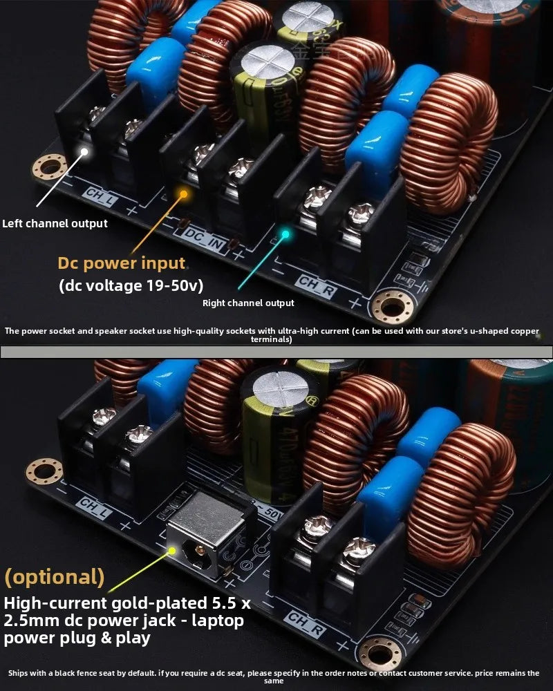 SOTAMIA TPA3255 Bluetooth Power Amplifier Board 315W+315W 2.0 Channel Aux Digital Audio HIFI Amplifier Temperature Control