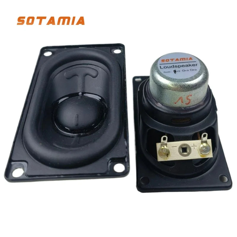 SOTAMIA 2Pcs 4580 Mini Speaker Audio 4 Ohm 20W Mid-bass Sound Music Loudspeaker DIY Portable Bluetooth Speaker For JBL FLIP 6