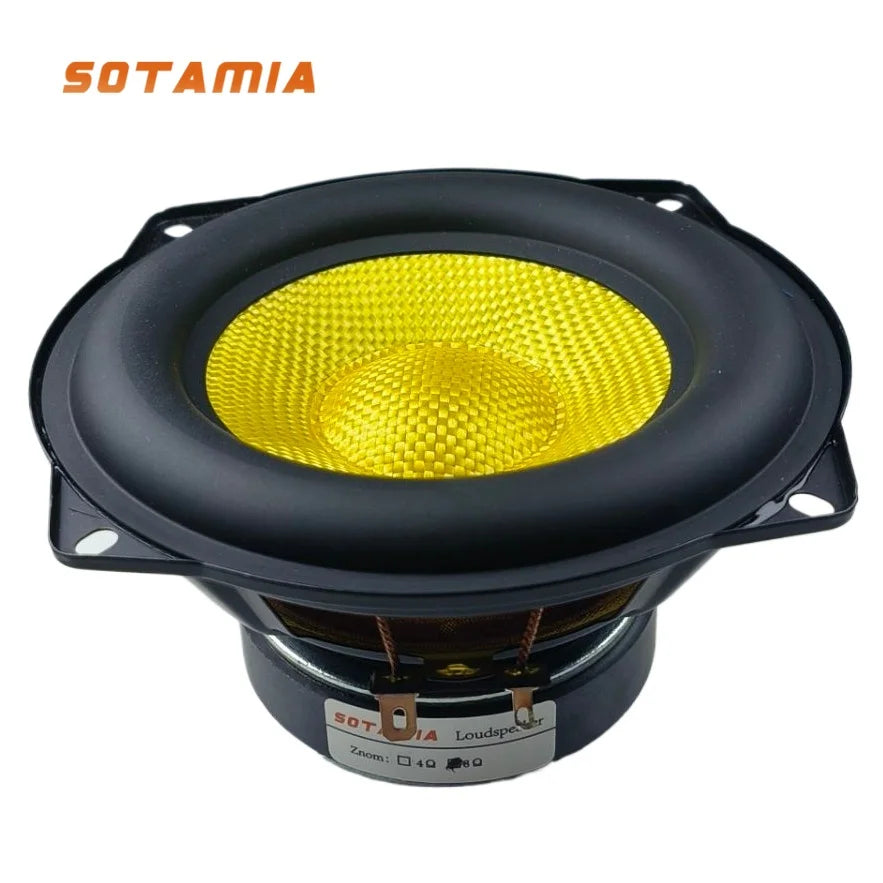 SOTAMIA 1Pcs 5.25 Inch Midrange Woofer Speaker 8 Ohm 30W Bass Subwoofer Hifi Outdoor Bluetooth Speaker DIY Home Music Bookshelf