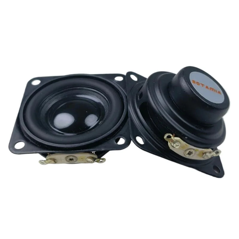 SOTAMIA 2Pcs DIY Mini Bluetooth Speakers 40mm 4 Ohm 3W Full Range Speaker Hifi Music Audio Loudspeaker DIY 2.1 Home Theater