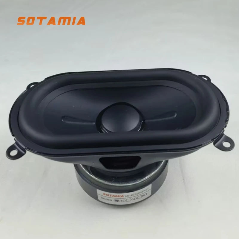 SOTAMIA 1Pcs 50W Subwoofer Audio Speaker Waterproof Bass 4 Ohm Long-stroke Woofer Hifi Music Home Theater Power Loudspeaker