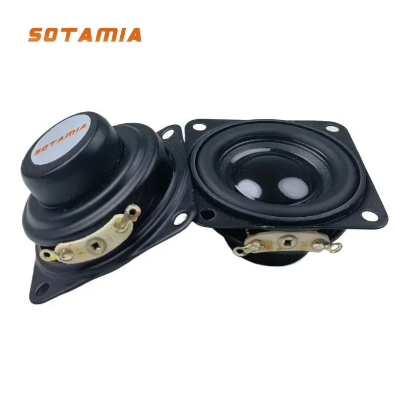 SOTAMIA 2Pcs DIY Mini Bluetooth Speakers 40mm 4 Ohm 3W Full Range Speaker Hifi Music Audio Loudspeaker DIY 2.1 Home Theater
