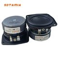 SOTAMIA 2Pcs 3 Inch Subwoofer Speaker 4 Ohm 35W Audio Bass Woofer DIY Hifi Music Bluetooth Speaker Bookshelf Loudspeaker