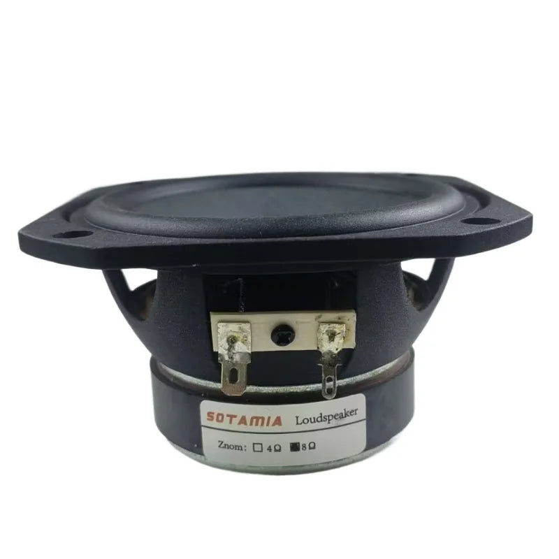 SOTAMIA 1Pcs 4 Inch Mid Range Bass Audio Speaker 8 Ohm 20-80W Woofer DIY Bluetooth Speaker Loudspeaker Aluminum Frame Bookshelf