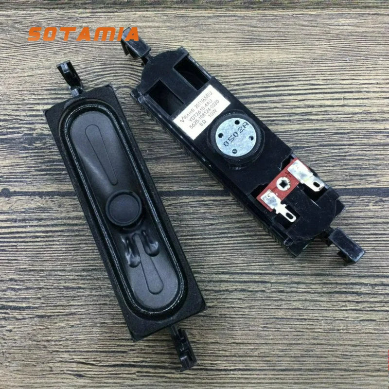 SOTAMIA 2pcs 13.4cm*3cm Ultra Thin High and Low Sound Speaker 8 Ohm 10W LED LCD TV Speaker 310 LCD Loudspeaker