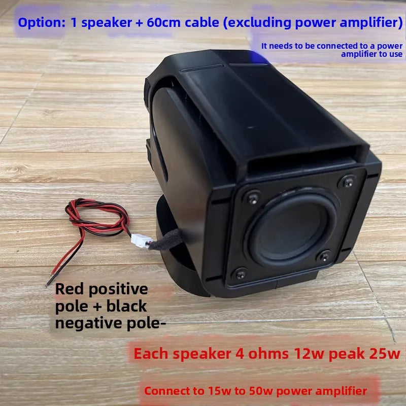 SOTAMIA 1PCS 2.25 Inch Full Range Speaker Bass Small Steel Cannon 4 Ohms 12 Watts Long Stroke Bluetooth Desktop Audio