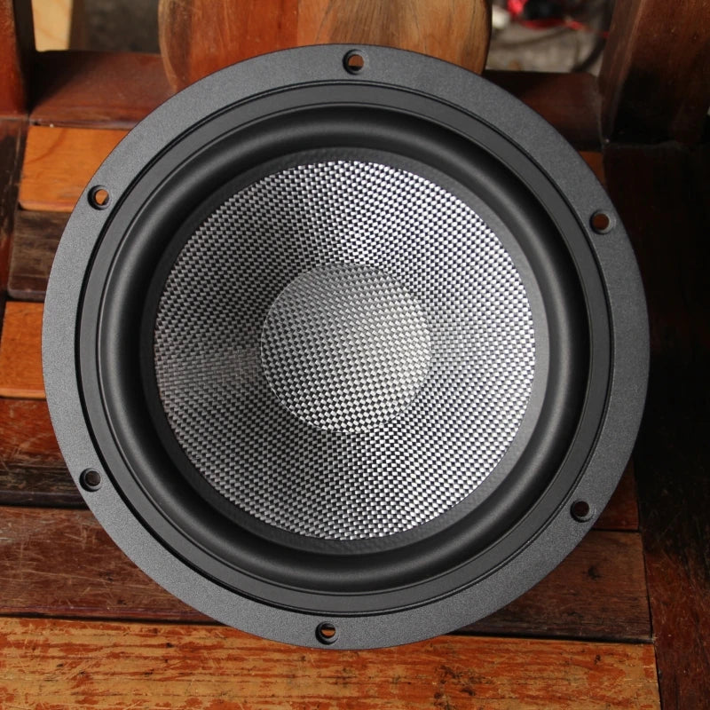 SOTAMIA 1Pcs 8 Inch Mid Woofer 8 Ohm 200W Carbon Fiber Glass Fiber Braided Sound Basin HIFI Speaker Home Theater Music System