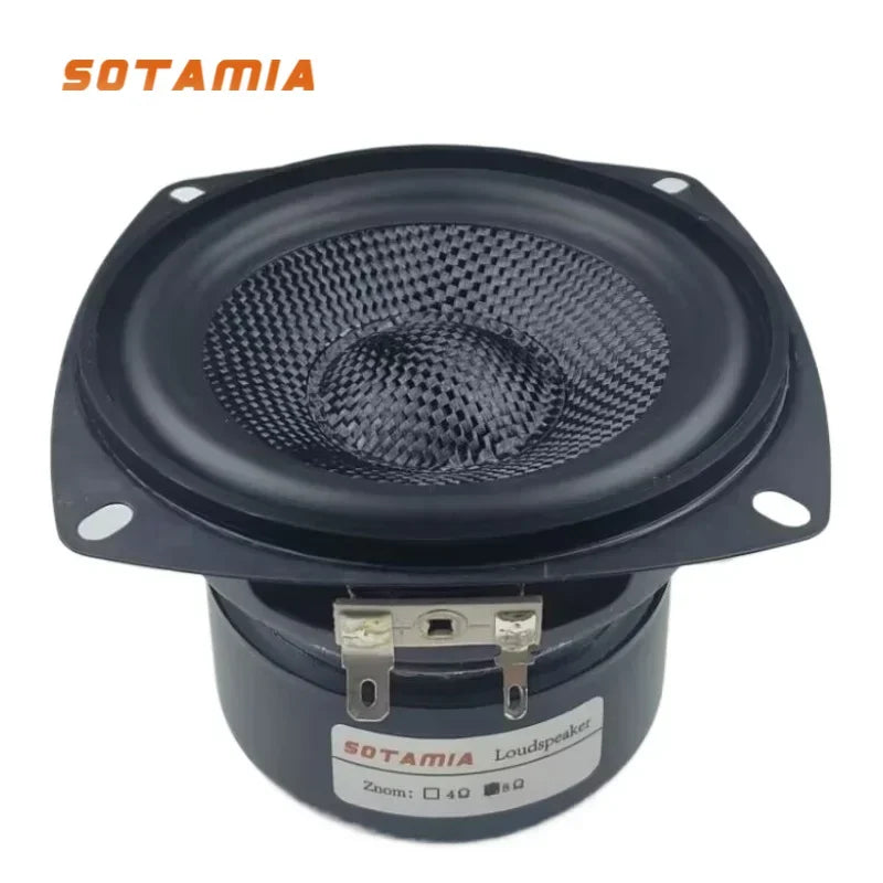 SOTAMIA 1Pcs 4 Inch Bass Audio Speaker 4 8 Ohm 30W Glass Fiber Power Loudspeaker DIY Home Music Waterproof Bluetooth Speaker