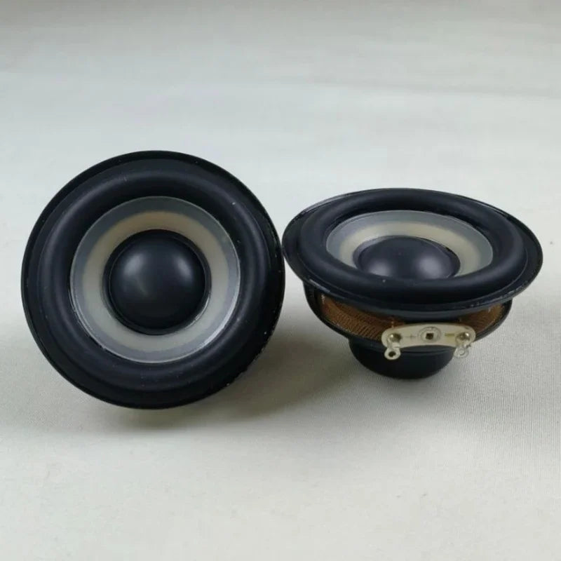 SOTAMIA 2Pcs 2 Inch Full Range Speaker 52mm 4 Ohm 8W Audio Waterproof HIFI Speaker White Basin Altavoz for Bluetooth Speaker