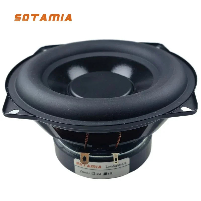 SOTAMIA 1Pcs 5.25 Inch Mid Range Woofer Speaker 8 Ohm 40W Home Audio Sound Loudspeaker Hifi Music Bookshelf Bluetooth Speaker