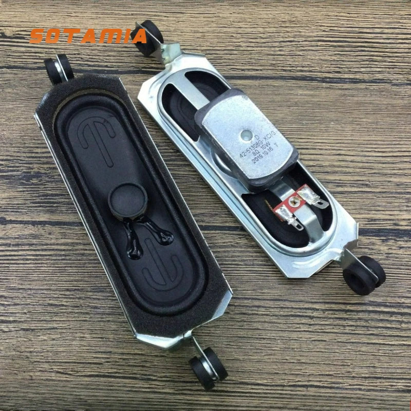 SOTAMIA 2PCS 13.5cm*4.5cm Full Range Speaker 8 Ohm 10W LED43C750 LCD TV Speaker Universal 513 Loudspeaker for TCL Leroy