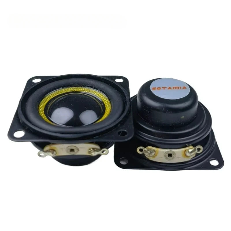 SOTAMIA 2Pcs 40mm Full Range Speaker Audio Glass Fiber Mini Audio Speaker 4 Ohm 5W Waterproof Loudspeaker Altavoz Bluetooth