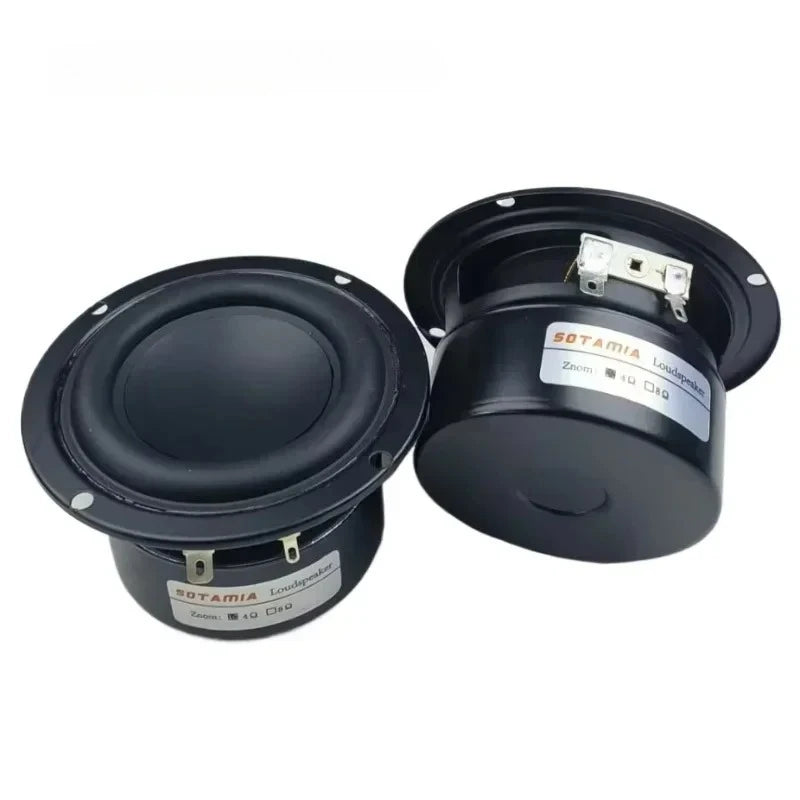 SOTAMIA 2Pcs 3 Inch Full Range 4 Ohm 20W Waterproof Bluetooth Speaker Audio DIY Home Theater Bookshelf Music Loudspeaker