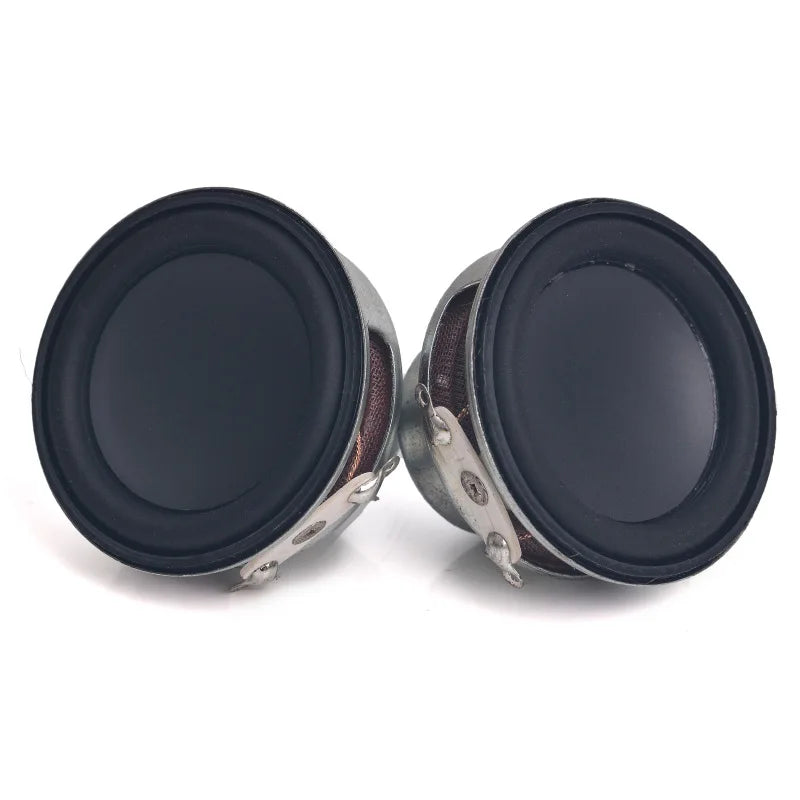 SOTAMIA 2Pcs 1.5 Inch Full Range Audio HIFI Speaker 4 Ohm 8W Rubber Edge Waterproof Loudspeaker DIY Portable Bluetooth Speakers