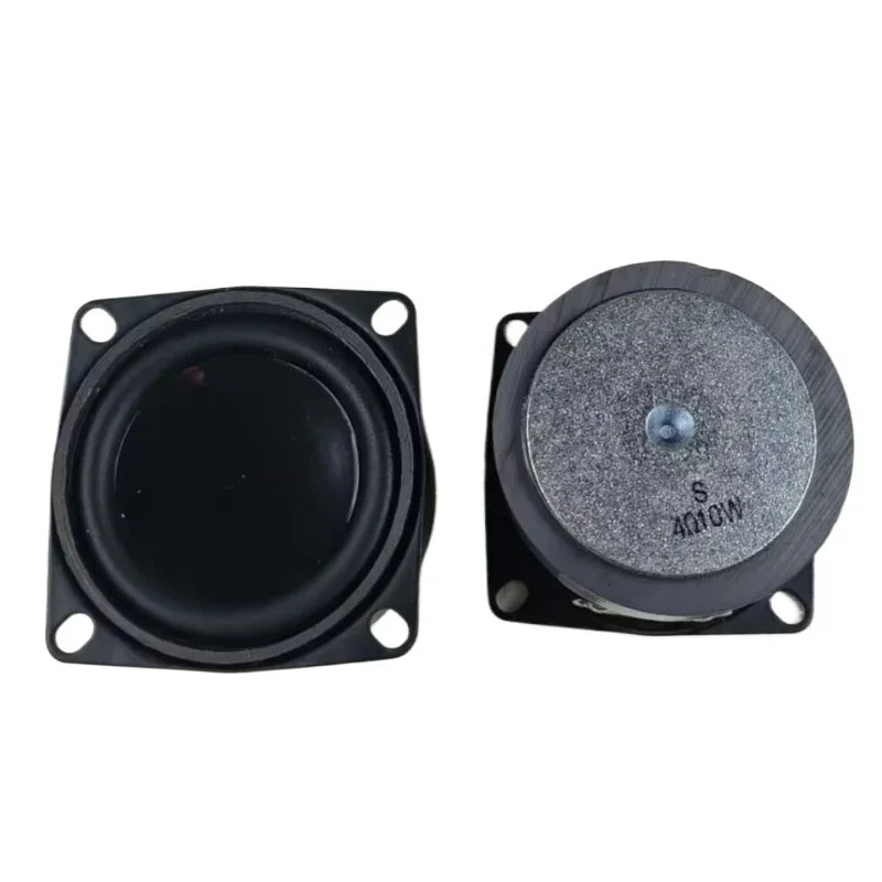 SOTAMIA 2Pcs 2 Inch Full Range Speaker 4 Ohm 10W Rubber Side Music Audio Power Loudspeaker DIY Portable Bluetooth Speaker