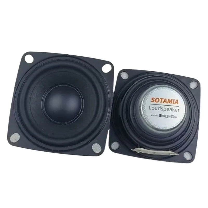 SOTAMIA 2Pcs 52MM Mini Full Range Speakers 4 Ohm 10W DIY Audio Portable Bluetooth Speaker Hifi Home Theater Power Loudspeaker
