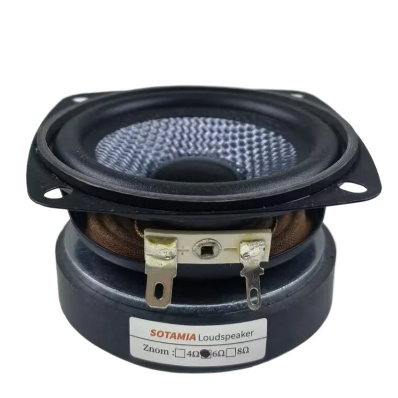 SOTAMIA 1Pcs 3 Inch Audio Power Speaker 6 Ohm 15W Glass Fiber Bass Hifi Music Waterproof Loudspeaker DIY Bluetooth Speaker