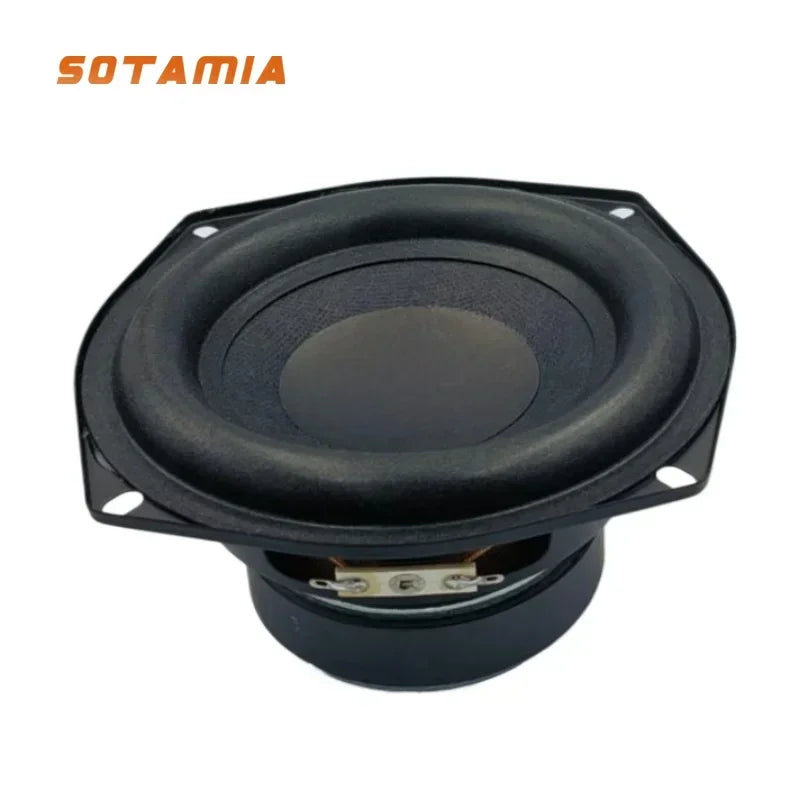 SOTAMIA 1Pcs 5.25 Inch Subwoofer Speaker 4 Ohm 50W Woofer Speaker Unit Strong Bass HIFI Loudspeaker Sound Music Home Bookshelf