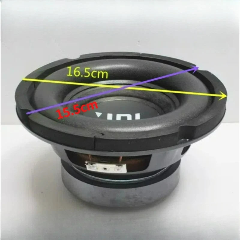 SOTAMIA 1Pcs 6.5 Inch Subwoofer 4 Ohm 200W Card Package Speaker Home Theater Smart Speaker Car Subwoofer Upgrade Modification