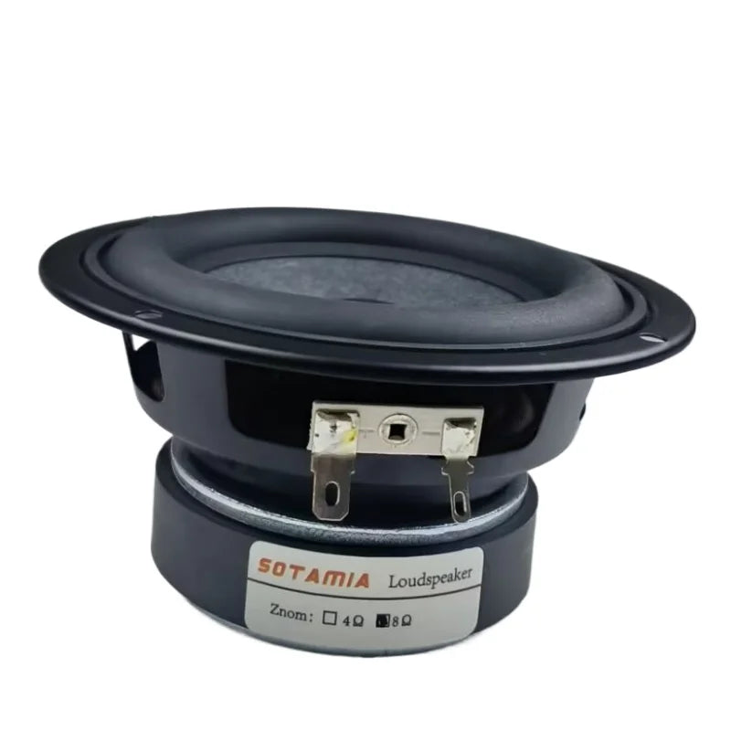 SOTAMIA 1Pcs 4.5 Inch Woofer Speaker 4 8 Ohm 30W Audio Bass LoudSpeaker Subwoofer DIY Bookshelt Home Music Bluetooth Speaker