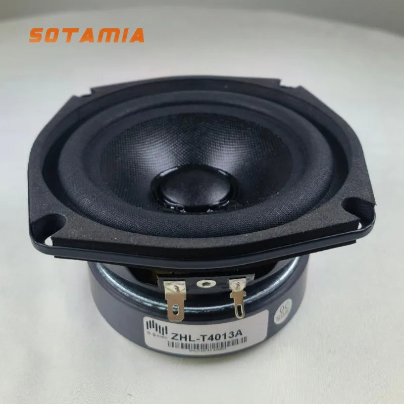 SOTAMIA 1Pcs 4.5 Inch Full Range Speaker 8 Ohm 150W Composite Braided Basin Smart Home Audio Ceiling Hifi Music Power Speaker