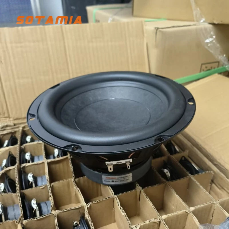 SOTAMIA 1Pcs 8 Inch Subwoofer Speaker 4 Ohm 100W Low Frequency Woofer Audio Hifi Music Home Theater Bookshelf Power Louspeaker