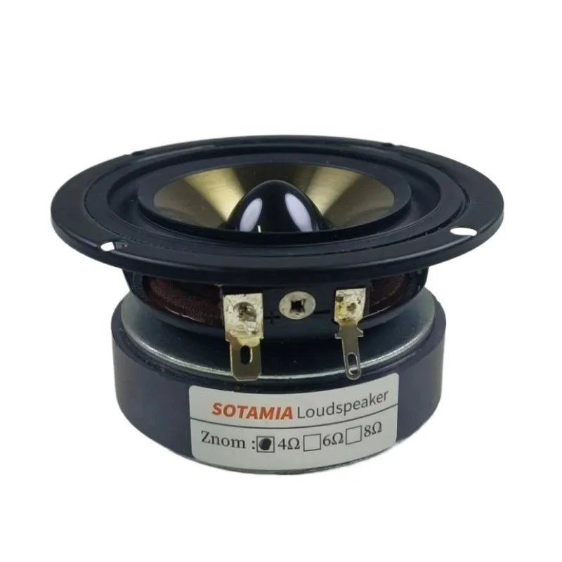 SOTAMIA 1Pcs 3 Inch Full Range Power Speaker 4 Ohm 20W Bookshelf Audio DIY Hifi Music Portable Bluetooth Computer Speaker