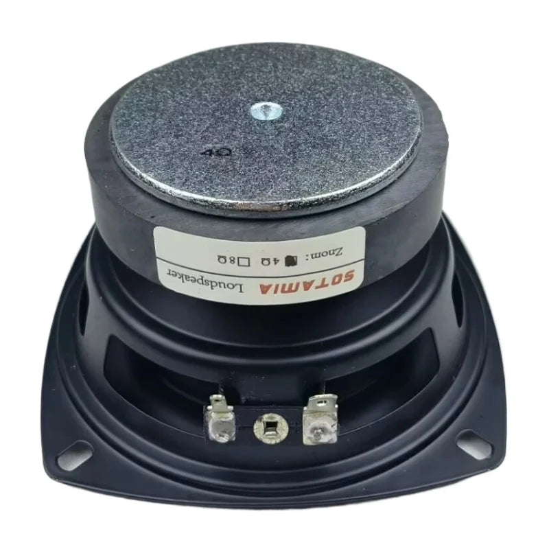 SOTAMIA 1Pcs 4 Inch Mid-woofer Speaker Audio 4 Ohm 15W DIY Waterproof Bluetooth Speaker Bass Loudspeaker Home Music Bookshelf