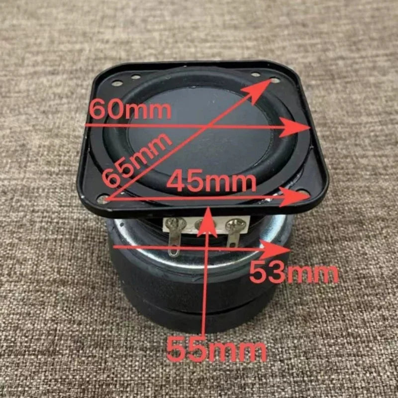 SOTAMIA 2Pcs 2.25 Inch 60mm Full Range Speaker 4 Ohm 20W Waterproof  Audio Speaker Long-stroke Louspeaker For JBL Bluetooth