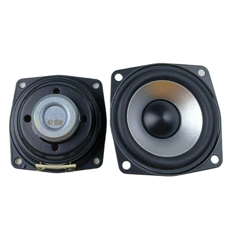 SOTAMIA 2Pcs 2.5 Inch Full Range Bass Speaker 66mm 4 Ohm 15W Amplifier Loudspeaker Rubber Edge Hifi Music DIY Bluetooth Speaker