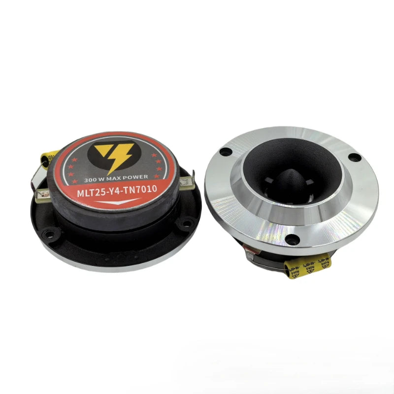 SOTAMIA 2Pcs 4 Inch Tweeter Audio Speaker 4 Ohm 300W Titanium Film Horn Treble Driver Professional KTV Home Music Loudspeaker